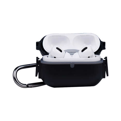 2nd Gen Black Case For Airpods CROSSVOLT Front Back Case For