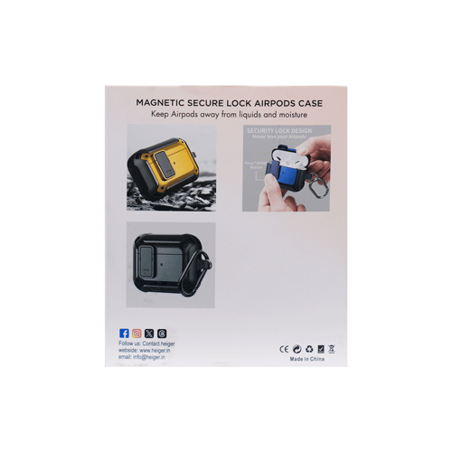 Buy Heiger Meg Lock Case For AirPods Pro Gen Blue Poorvika