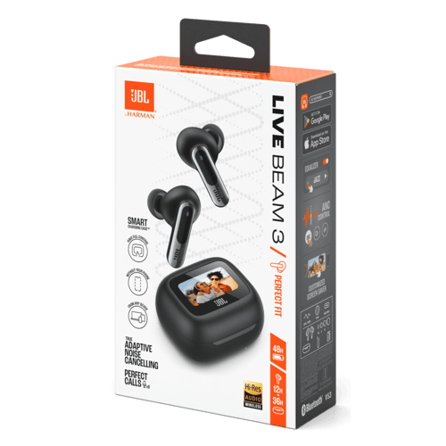 JBL LIVE BEAM 3 black　ワイヤレスイヤホン　 新品未開封 Buy JBL Live Beam 3 ANC True Wireless ( Black ) Earbuds