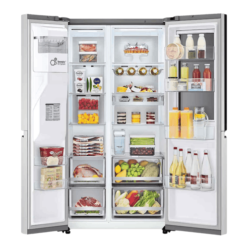 Buy LG 674 L Frost Free Side By Side Door Refrigerator