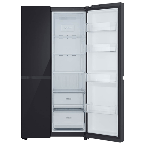 Buy LG 694 L Side By Side Door Refrigerator ( Black Mirror )