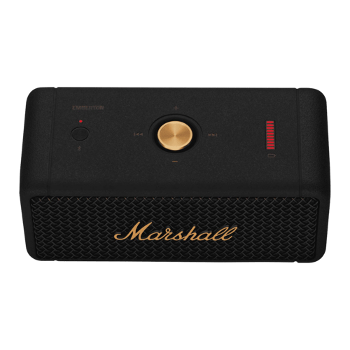 Buy Marshall Emberton Bluetooth Speaker ( Black/Brass )