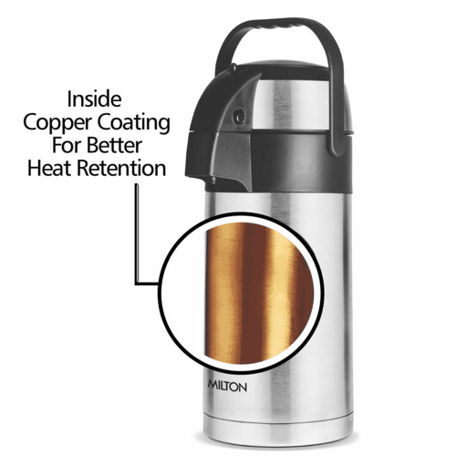 Buy Milton Beverage 2500ml Double Wall Steel Flask Multicolor