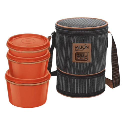 Get Milton Flexi Tiffin Lunch Box (Multi Color, Pcs Set)