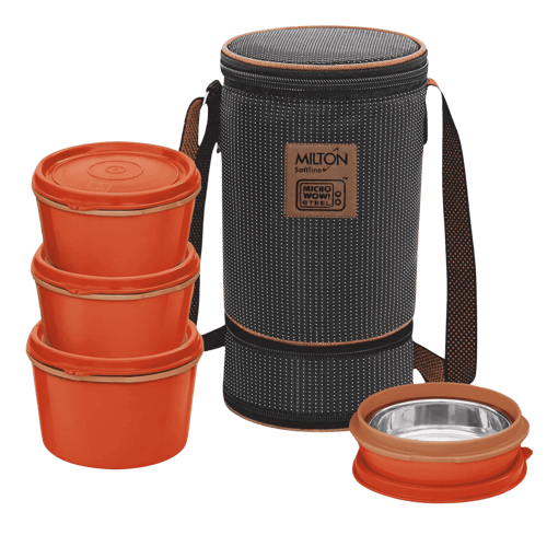 Shop Milton Flexi Tiffin Lunch Box (Multi Color, Pcs Set)
