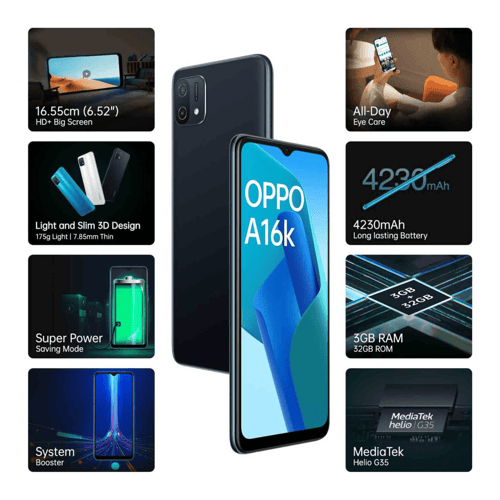 oppo a16k 3gb ram 32gb rom