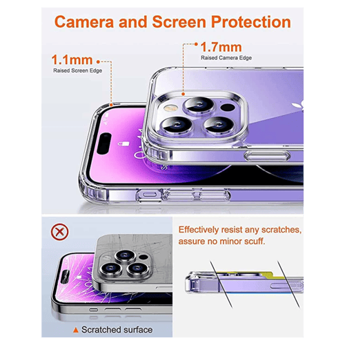 iphone 14 pro max clear hard case