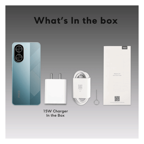 Grab Poco C71 (Cool Blue, 64GB) (4GB RAM) Today at Poorvika!