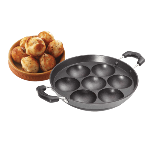 Cast Iron Panniyaram /Appam Pan- 9 cavity (11 inch / 28 cm