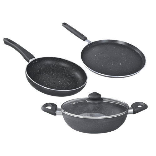 Shop Prestige Omega Deluxe Granite Build 3pc Set at Poorvika