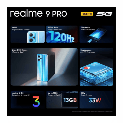 realme 9 pro display specifications