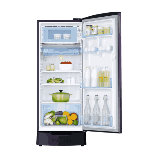 Get Samsung 183 L Direct Cool Single Door 3 Star Fridge Blue
