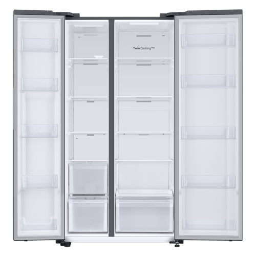 Shop Samsung 653L Frost Free Side By Side Door Fridge | Inox