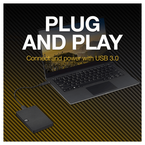 Shop Seagate Portable External Hard Disk Drive 2TB,Black