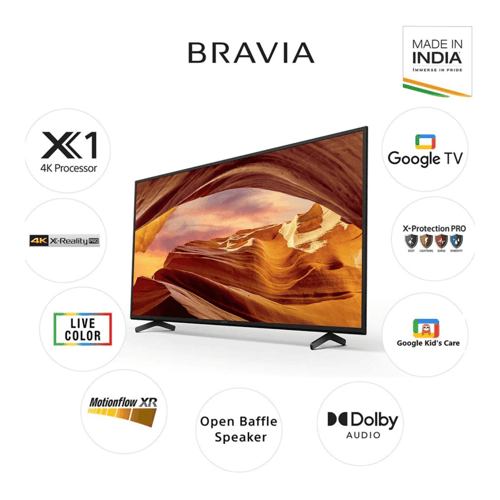 Shop Sony Bravia XR 4K Ultra HD Smart Android LED TV, X70L ( 43 inch )