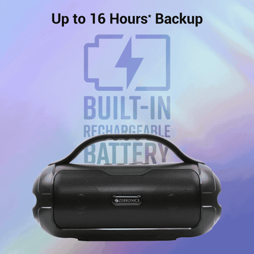 Zebronics Zeb County Plus 8W Bluetooth Speaker Black