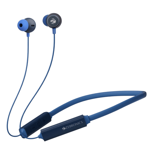 Shop Zebronics Zeb-Yoga 10 Bluetooth Headset Blue Online
