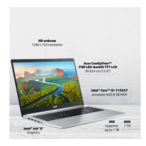 I5 1135g7 Acer A515 11th Gen Core I5 11th Generation Acer Aspire