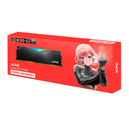 Adata XPG Lancer RGB Desktop RAM DDR5 6000Mhz RAM 16GB,Black
