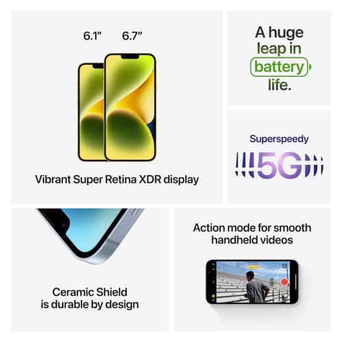 Get the Best Deal on iPhone 14 Yellow, 128GB - Shop Now!