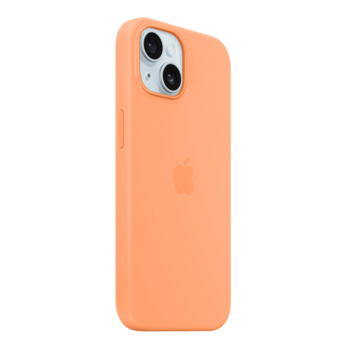 iPhone 15 Plus Silicone Case with MagSafe - Guava - Apple