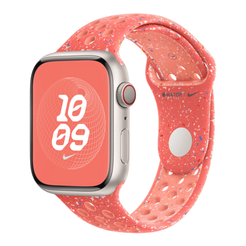 Grab Apple Watch Nike Sport Band 45mm M and L Magic Ember