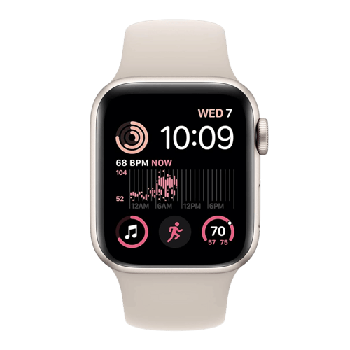 Buy Apple Watch SE (44 mm) GPS Aluminium Case at Starlight