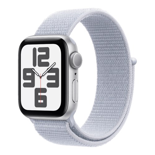 Apple Watch SE GPS Silver Case with Sport Loop Blue, 44 mm Apple Watch SE GPS Silver Case with Sport Loop Blue, 44 mm