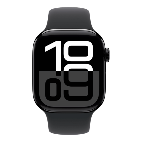 Apple Watch Series 10 GPS 46mm Jet Black Aluminium, Sport S/M