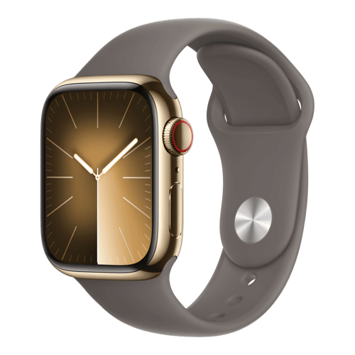 Apple Watch Gold Stainless Steel Case 45mm+Cellular Clay