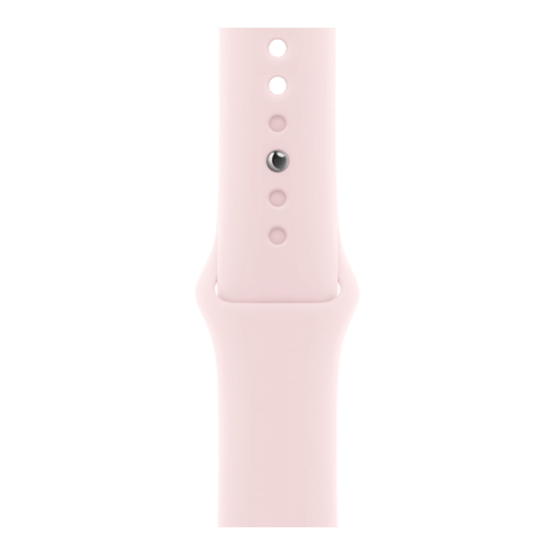 Apple Watch Series 9 - 45mm - GPS + Cellular - Pink Aluminum Case - Light Pink Sport Band - S/M