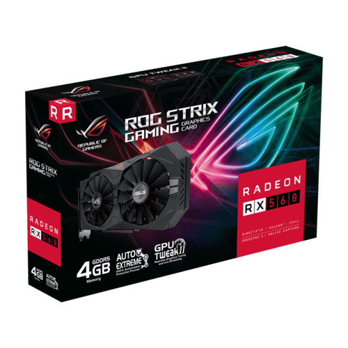 Shop Asus ROG Strix RX560 V2 Gaming 4GB GDDR5 GPU Black