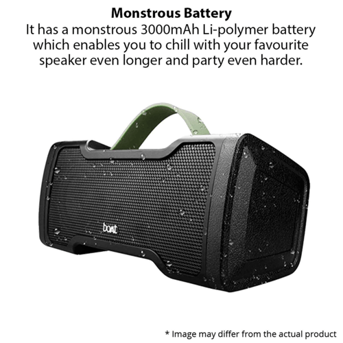 Shop Boat Stone 1010 Bluetooth Speaker (Black) at online