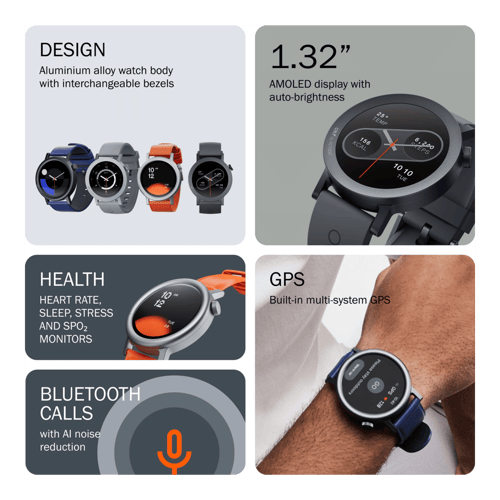 Buy CMF by Nothing Watch Pro Smartwatch Dark Grey Online