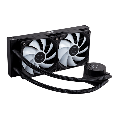 Get Cooler Master 240L Core ARGB CPU Liquid Cooler (Black)