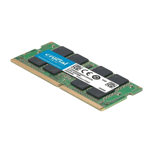 Crucial DDR4 2666Mhz SODIMM Single Laptop RAM (16GB, Black)