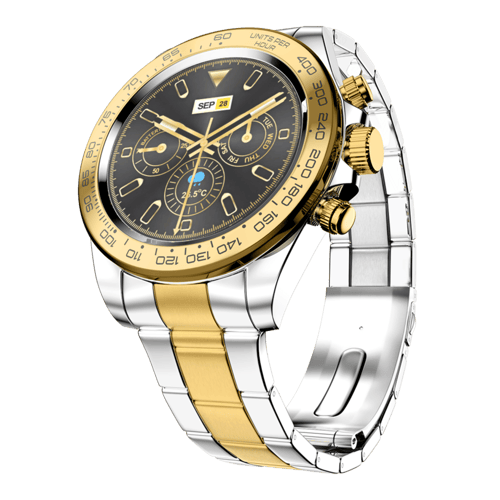 Grab the Fire-Boltt Blizzard Smartwatch ( Gold Silver )