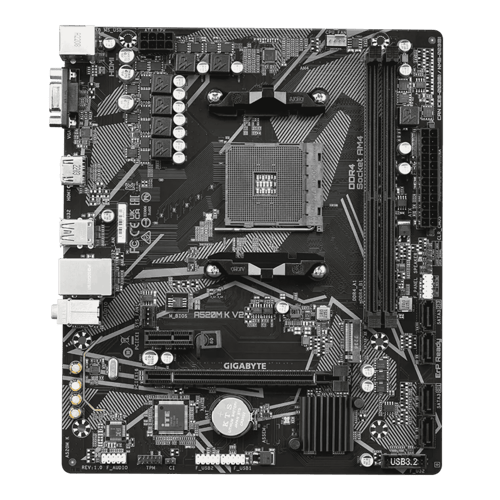 Gigabyte A520M K V2 AMD mATX With DDR4 Motherboard (Black)