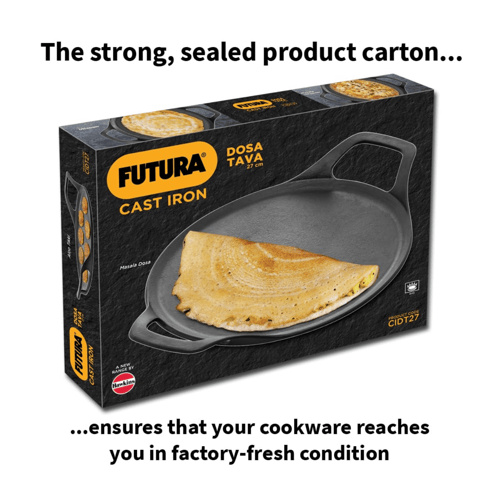 Get Hawkins Futura Cast Iron Dosa Tawa 27 cm at an Offer