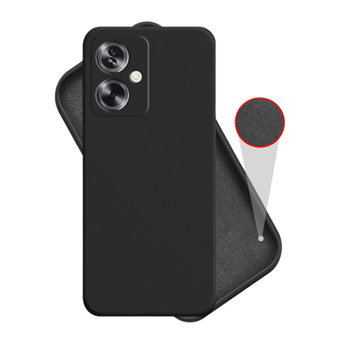 Buy Inbase Oppo A79 silicone liquid case in black @Poorvika