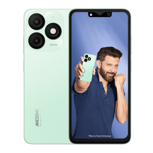 Get the New Itel A50 Lime Green, 4GB-64GB Online at Poorvika