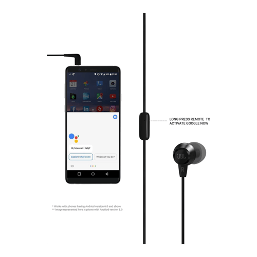 Buy JBL T50HI headphone Black at Poorvika online