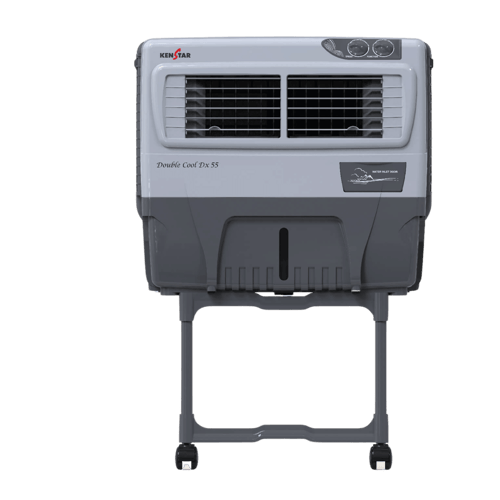 Kenstar Double Cool Dx 55 L Wood Wool Window Air Cooler|Grey