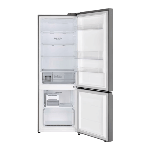 Buy LG 340L Frost Free Double Door Refrigerator, Shiny Steel