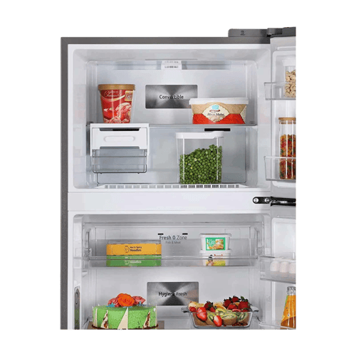 ワールドブレイク　LG 3枚 LG 380 L Frost Free Double Door 3 Star Fridge, Shiny Steel