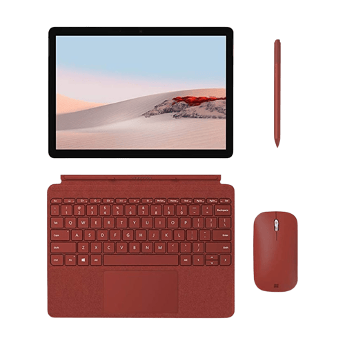 Buy Microsoft Type Cover For Surface Go 2 Red at Best Price