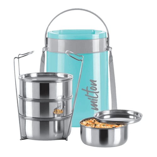 Get Milton Classic 4Pcs Set Thermo Lunch Box 900 at Poorvika