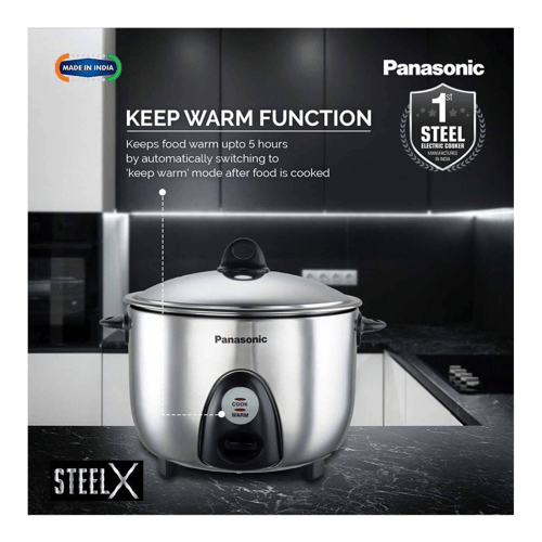 Panasonic SR G18 SUS Full SS 1.8 Litre Electric Rice Cooker