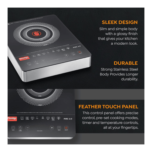 Buy Prestige PIRC 2000W Infrared Cooktop Black Online!