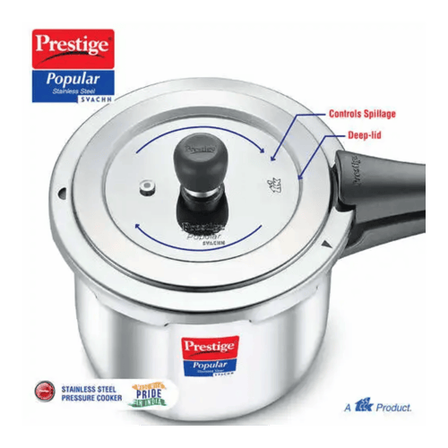 Shop Prestige Popular Svachh Stainless Steel Cooker L!